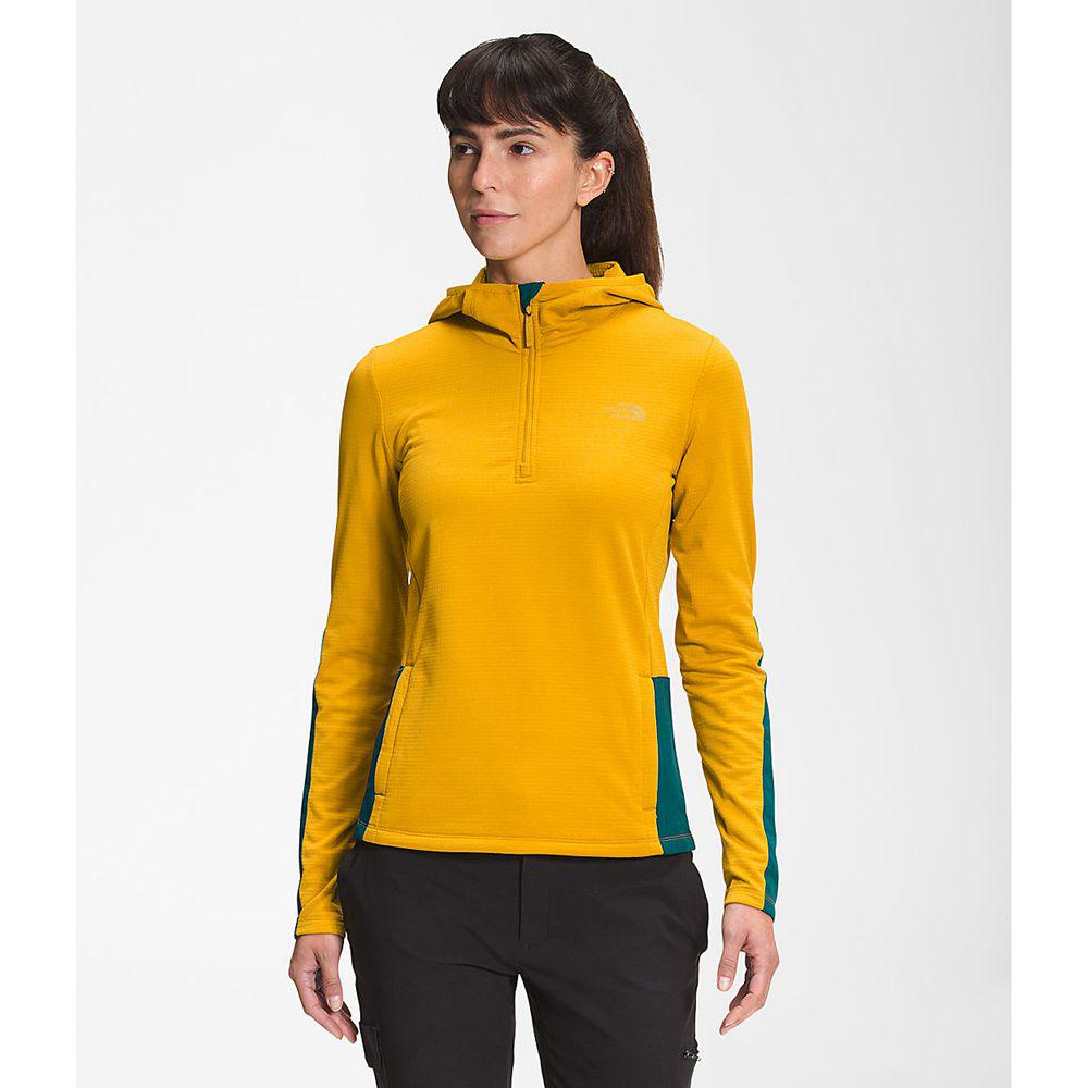 The North Face Wayroute Pullover Γυναικεια Μπουφάν Με Κουκούλα - Κίτρινα (OAIU73405)